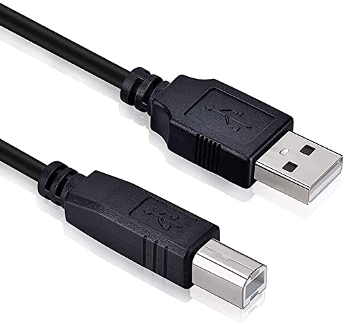 Marg USB 2.0 PC Data Cable Cord for Avision AV620N AV620C2+ Avision AV200 Series AV220G FF-0609H AV220D2+ FF-0901H AV220C2+ FF-0705H AV280 FL-1207H Desktop Document Receipt Sheetfed Scanner