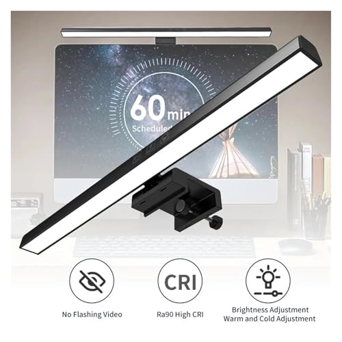 LED Desk Lamp Monitor Light Bar PC Computer Dimmable Screen Light 33cm 50cm Office Study Reading Hanging Table Lamp USB Powered - color: 33cm