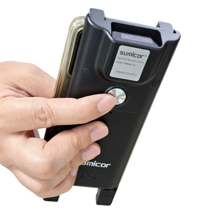 Sumicor Bluetooth Barcode Scanner for iPhone Android Phone(4.7''-6.9'') | Portable Dual-purpose 1D 2D QR Code PDF417 Bar Code Scanners