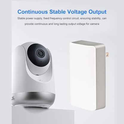 fosa USB 2A Uninterruptible Power Supply, Mini UPS Battery Backup 2600mAh Power Supply for Outdoor Cameras and Security (US Plug)