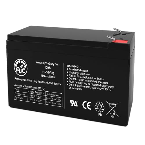 AJC Battery Compatible with Powervar GTS Series 250VA 200W ABCEG251-11 12V 9Ah UPS Battery