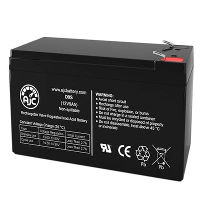 AJC Battery Compatible with Powervar GTS Series 250VA 200W ABCEG251-11 12V 9Ah UPS Battery