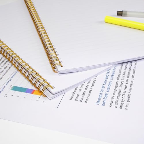Rayson Wire Binding Spines, 7/16" 3:1 Pitch, 32-Loop Gold, 100 Pack | Binds up to 80 sheets; double-loop design helps pages turn smoothly in reports, manuals and project files.