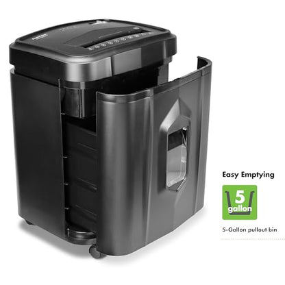 Aurora AU1645XA 16-Sheet Cross-Cut Paper and CD/Credit Card Shredder/5-Gallon Pullout Basket/ 30 Minutes Run Time - color: Black, size: 16-Sheet CrossCut