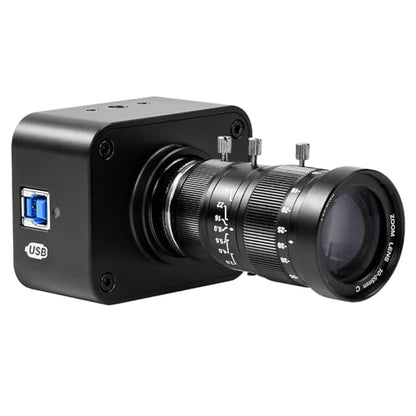 MOKOSE USB Camera 4K, USB3.0 Manual Focus Webcam with C-Mount 10-55mm Telephoto Zoom Lens, IMX678 1/1.8" 8MP Sensor Support YUY2,Web Camera for Desktop Computer Laptop - size: With 10-55MM Telephoto Varifocal Manual Lens