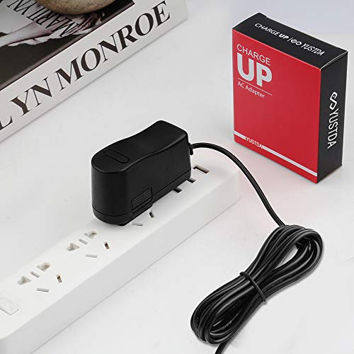 12V Adapter for Charging ANVIZ W1 Pro Time Clocks for Employees Small Business Fingerprint Biometric Clock DC12V 1A Replacement Power Supply Charger