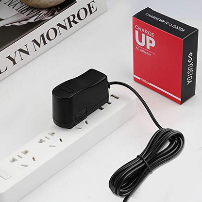 12V Adapter for Charging ANVIZ W1 Pro Time Clocks for Employees Small Business Fingerprint Biometric Clock DC12V 1A Replacement Power Supply Charger