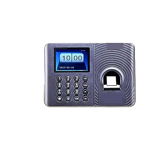 Clocking in Machine for Employees Small Business Biometric Fingerprint Time Attendance System Clock Recorder Employee Electronic Support Multilingual Reading Machine Office,
