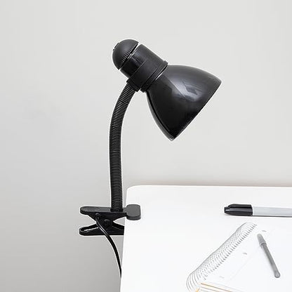 V-Light Black Adjustable Desk Lamp with Heavy Duty Clamp Clip (3VS571213B)