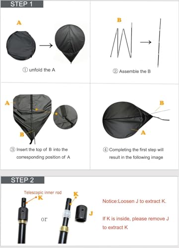Office Cubicle and Desk Shade, Suitable for Cubicle to Block Light and Privacy Protection Cubicle Light Shield Black Diameter 65 inches