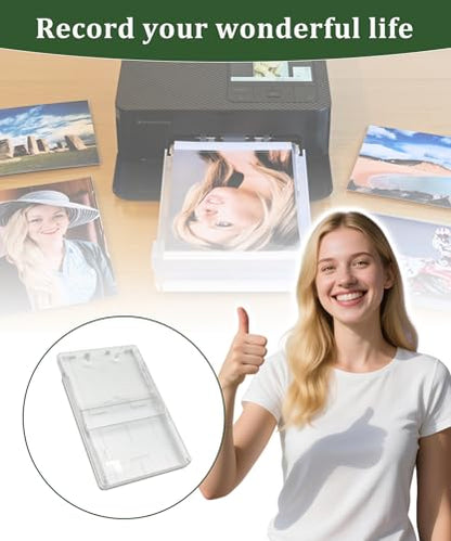 6 Inch Paper Tray, 100×148mm Postcard Size Holder Paper Input Tray | Fits for Canon Selphy CP900 CP910 CP1200 CP1300 CP1500 Photo Printer