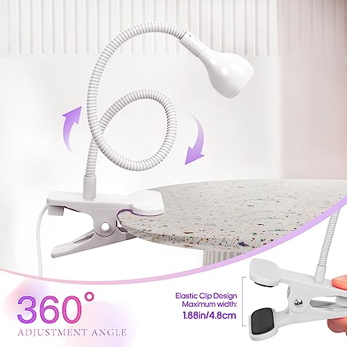 UV Nail Lamp - UV Light for Gel Nails, Flash Cure Lamp - color: White