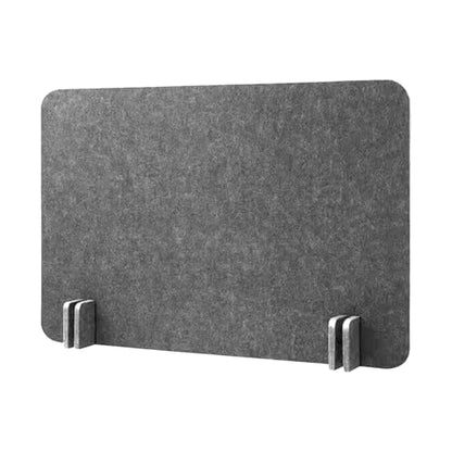 Acoustic Desk Divider Stand Up Privacy Partition Soundproof Felt Screen Lightweight Design Suitable for, Rectangle Dark Gray - color: Rectangle Dark Gray