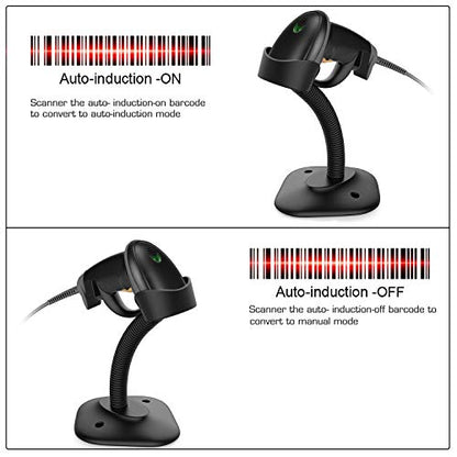 Esup Barcode Scanner with Stand USB Scanner Wired