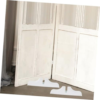 DOITOOL 2pcs Privacy Screen Holders Removable Base for Room Dividers Plastic Easy to Move Home Decor Accessory