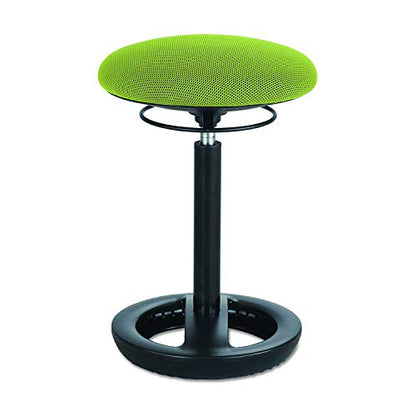 Safco Twixt Active Movement Seating Chair, Ergonomic Support, Adjustable Height, Green Mesh - color: Green, style: Desk Height