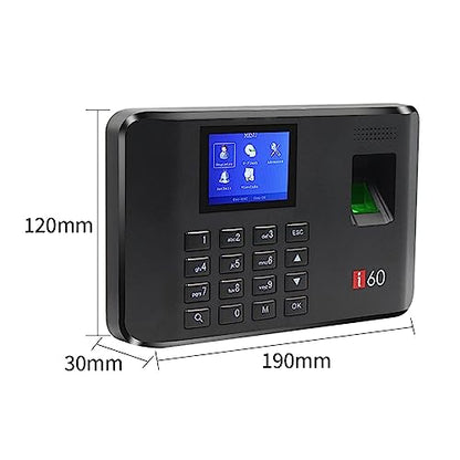 Time Clocks Fingerprint Time Attendance Biometric Attendance Machine ;Keypad Electric Recorder Data Time Clock in for Employees,