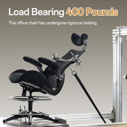 BOLISS Drafting Tall Office Chair 400lbs High Back Standing Desk Chair - color: Black, size: BLS-2818HD