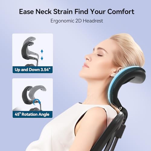 SIHOO M57 Ergonomic Office Chair, Mesh Back Desk Chair with 3D Armrests - color: Ebony, size: Pack of 1