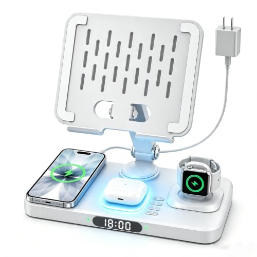 Wireless Charging Station for Apple Devices, Only for Apple Watch Charging - color: Cream