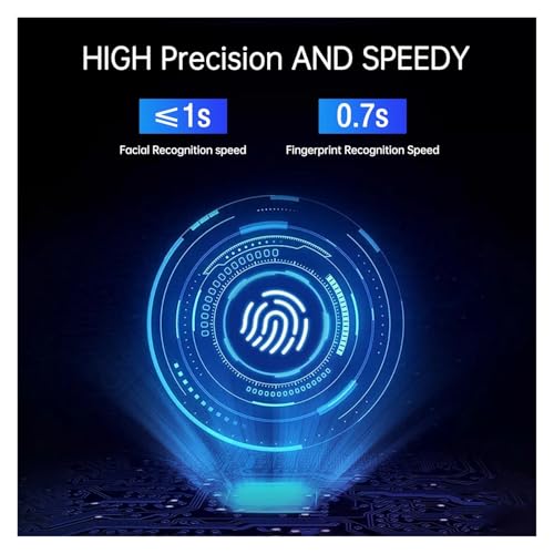 Biometric Time Clock Attendance Machine for Employees 5 Languages System Support WiFi USB Port Data for Office for Small Businesses