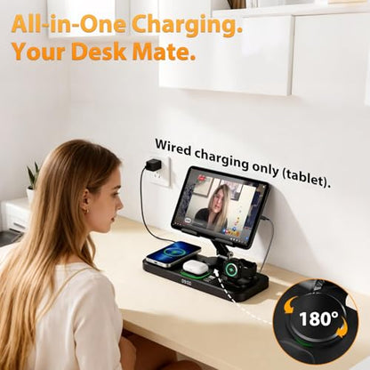 Wireless Charging Station for Apple Devices, Only for Apple Watch Charging - color: Black