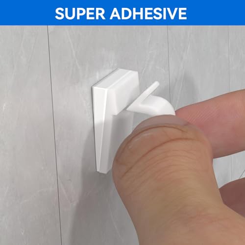 50Pack Adhesive Cable Clips, Wire Holders for Desk Wall Car, White - color: White, size: 50Pack