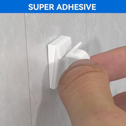 50Pack Adhesive Cable Clips, Wire Holders for Desk Wall Car, White - color: White, size: 50Pack