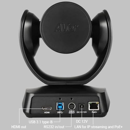 AVer CAM520 Pro3 PTZ Conference Camera – 36X Total Zoom 1080p USB Camera with AI Auto Framing, Smart Gallery, HDMI & PoE+ for Zoom, Teams & Hybrid Meetings