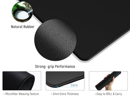JIALONG White Topographic Large Gaming Mouse Pad, XXL Mousepad, Big Mouse Mat Desk Pad for Keyboard and Mouse, Gaming Computer Laptop PC Desk Office Accessories - color: White Topographic