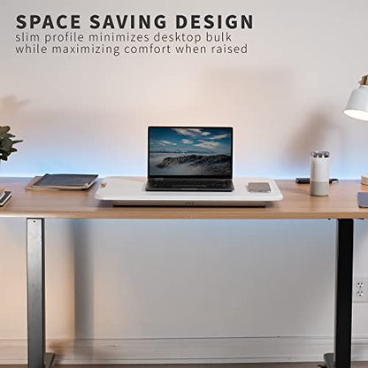 VIVO White 26 in Single Top Standing Desk Converter, DESK-V001JW - color: White, size: 26"