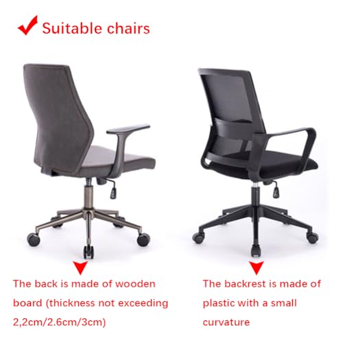 Universal Office Chair Headrest Attachment,Ajustable Height Angle Desk Chair Neck Support Pillow,Clip on Executive Chair Mesh Head Rest (Blue-Black Back,clamp Inner Diameter 0.87"/2.2 cm) - color: Blue-black Back, size: clamp inner diameter 0.87"/2.2 cm