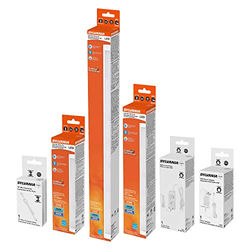 Sylvania TruWave Natural Series 3-Way Selectable 12" LED Under Cabinet Light Starter Kit, Soft / Cool / Daylight, Hardwire - 1 Pack - color: White, size: 4 Watts, style: 4 Watts