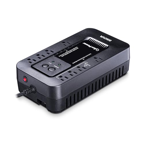 CyberPower EC550G Ecologic UPS Battery Backup and Surge Protector - style: 550VA