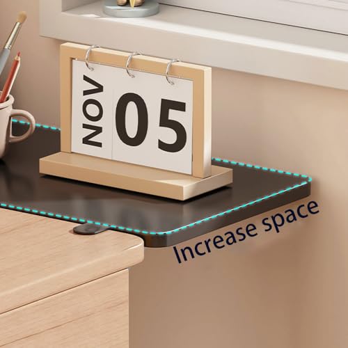 Desk Extender Tray, Punch-Free Clamp on 90° Foldable Keyboard Drawer Tray, Table Mount Armrest Shelf, Computer Elbow Arm Support (White, 27.6"*9.8"*0.5"/70cm*25cm*1.2cm) - color: White, size: 27.6"*9.8"*0.5"/70cm*25cm*1.2cm