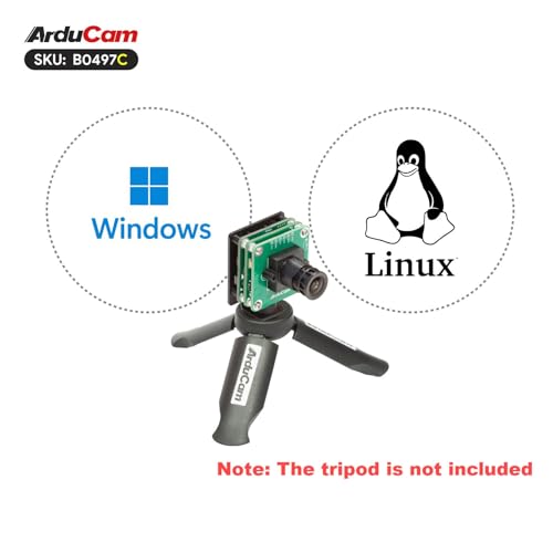 Arducam USB 3.0 Camera, 8.3MP 90fps@720p High-Speed USB Camera Module, 4K IMX678 Low Light Webcam with 100°D Wide Angle M12 Lens for Windows, Linux