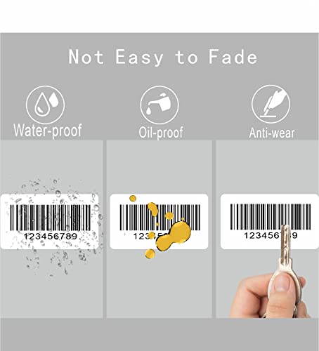 Hybsk 2.25x1.25 inch Direct Thermal Labels for Barcodes, Address, Compatible with Rollo Label Printer & Zebra Desktop Printers (2.25"x1.25",4 Rolls White) - color: 4 Rolls White, size: 2.25"x1.25"