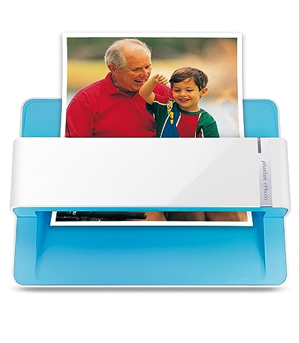 Plustek Photo Scanner ePhoto Z300, Scans 4x6 inch Photos in 2 Seconds, Auto crop and deskew with CCD Sensor, Supports Mac and PC | Special Roller Design for Cover Old Photo, Built-in Toshiba High Quality CCD image Sensor, with Auto crop and deskew Functio