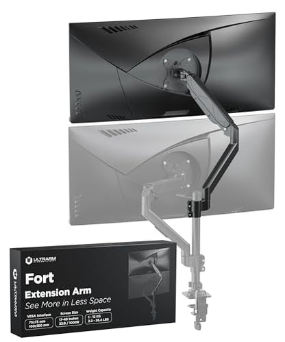 ULTRARM Extra-Tall Extension Arm Accessory for MA12P-S Do Not Use Alone - size: Extension Monitor Arm