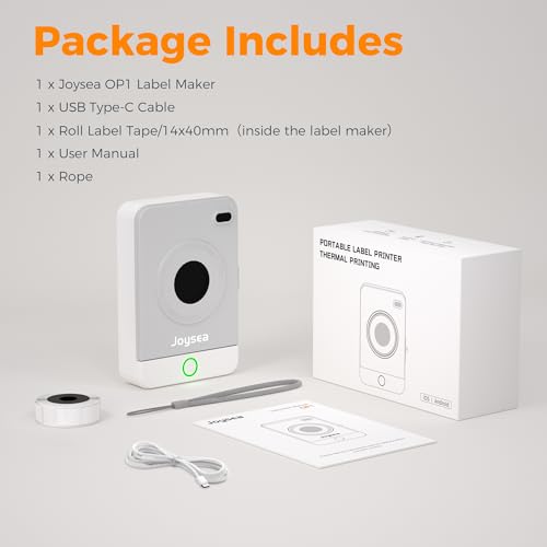 Joysea OP1 Label Maker Machine with Tape with Multiple Templates