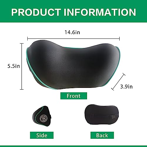 Really Soft Car Headrest Pillow, Neck Pillow for Car with Adjustable Strap - color: Blue