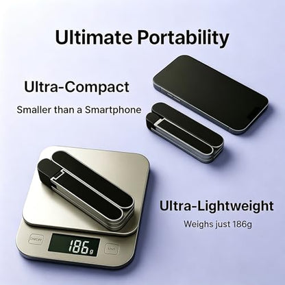Foldable Laptop Stand, Portable Laptop Stand, Only 186g/0.4lb Laptop Riser