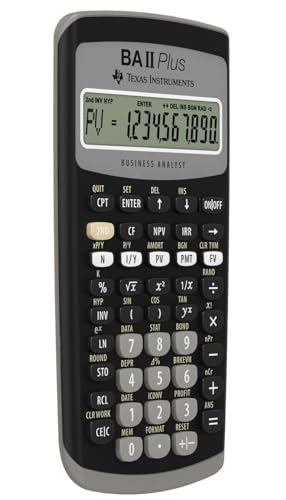 Texas Instruments BA II Plus Professional Advanced Financial Calculator