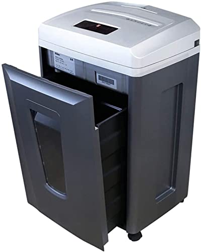 Shredders 6-Sheet Cross-Cut Heavy Duty Paper Shredder 60-Minute Continuous Run Time Strong Shredding Ability and High Security for Office and Home Use 24L Wastebasket Gray