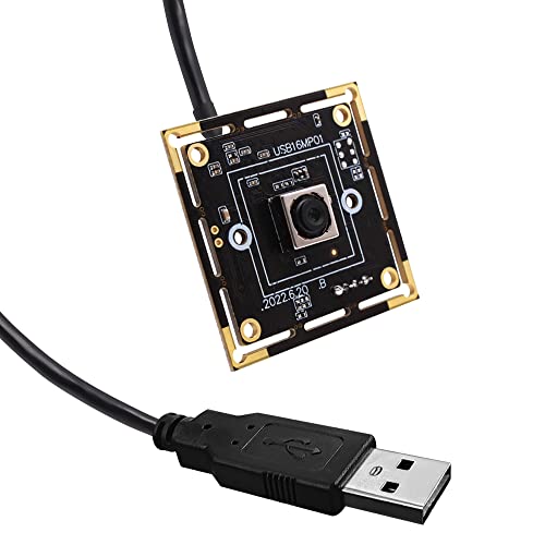 SVPRO Autofocus USB Camera Module for Computer,IMX298 16MP CMOS USB Camera for OpenCV LightBurn UVC Video Camera,Industrial Webcam Board for 3D Printer,Raspberry Pi, with 3.3ft/1m Cable - color: 16MP-AF68 Autofocus