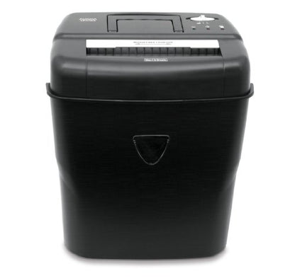 Aurora AS1018CD 10-Sheet Cross-Cut Paper/Credit Card/CD Shredder with Basket, Black - color: Black, size: 10-Sheet CrossCut