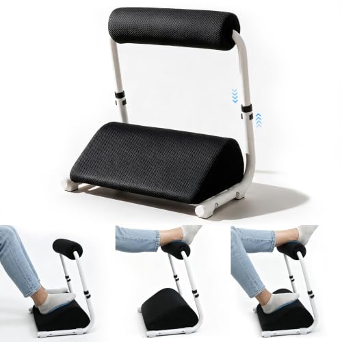 Adjustable Foot Rest Under Desk Footrest Wide Leg Rest 3 Height Positions with Detachable Foam Cushion for Desk Office Gaming Chairs - size: Cylindrical sector