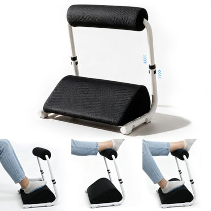 Adjustable Foot Rest Under Desk Footrest Wide Leg Rest 3 Height Positions with Detachable Foam Cushion for Desk Office Gaming Chairs - size: Cylindrical sector