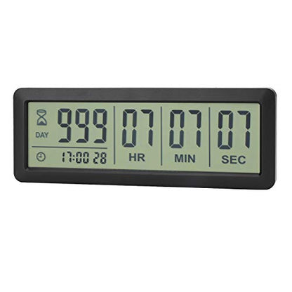 A AIMILAR 999 Days Countdown Timer Digital Clock Retirement Vacation Event Day Counter with Count Up Function - color: Black-big