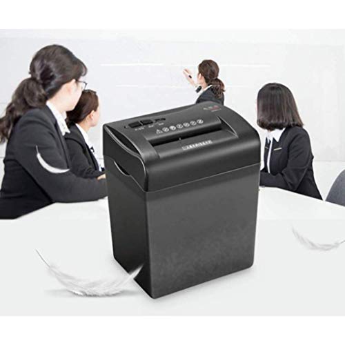 Shredder-Compact Desktop-High-Security 4-Sheet Micro-Cut Paper Credit Card Shredder Black